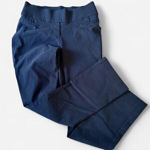 black straight leg trousers size 6 women 27” business casual work attire bottoms